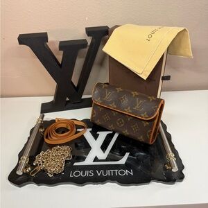✨AUTHENTIC VINTAGE✨ Louis Vuitton Monogram Florentine Waist Bag & Crossbody ❤️‍🔥
